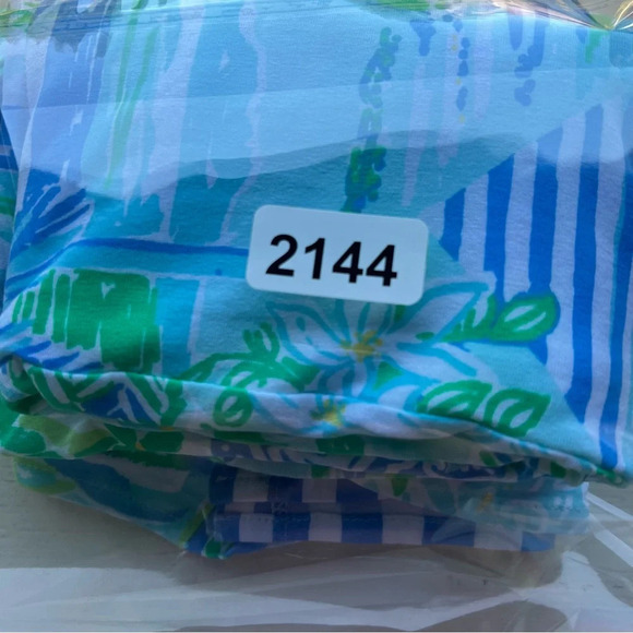 New! Lilly Pulitzer Wynne Blue Green Print Maxi Dress nwt 22144 - Picture 6 of 7